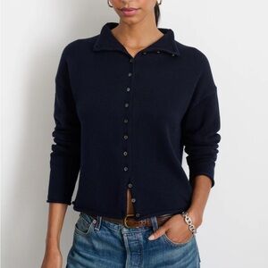 Alex Mill Taylor Cardigan in Navy Blue